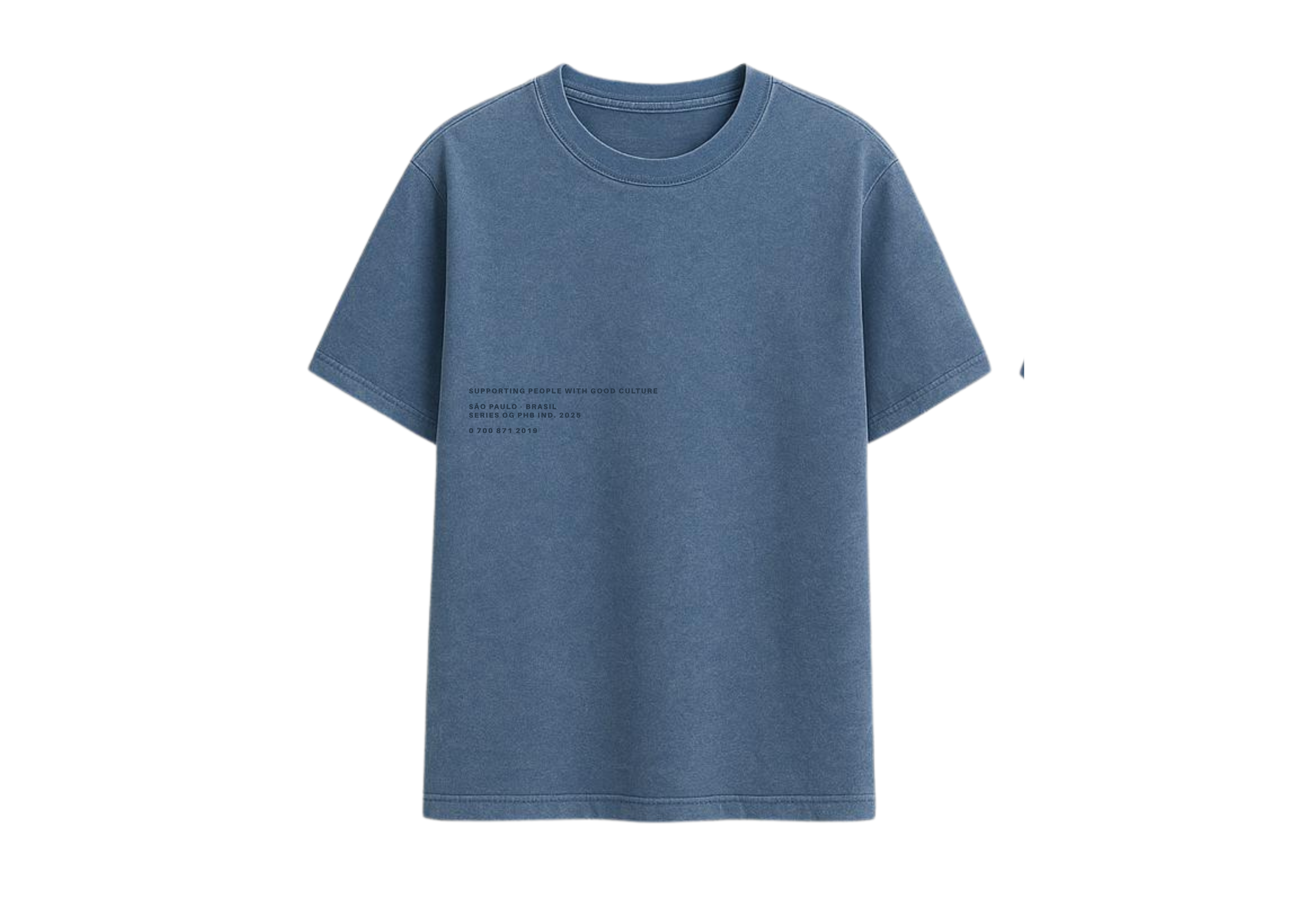 T-SHIRT BLUE MARINE