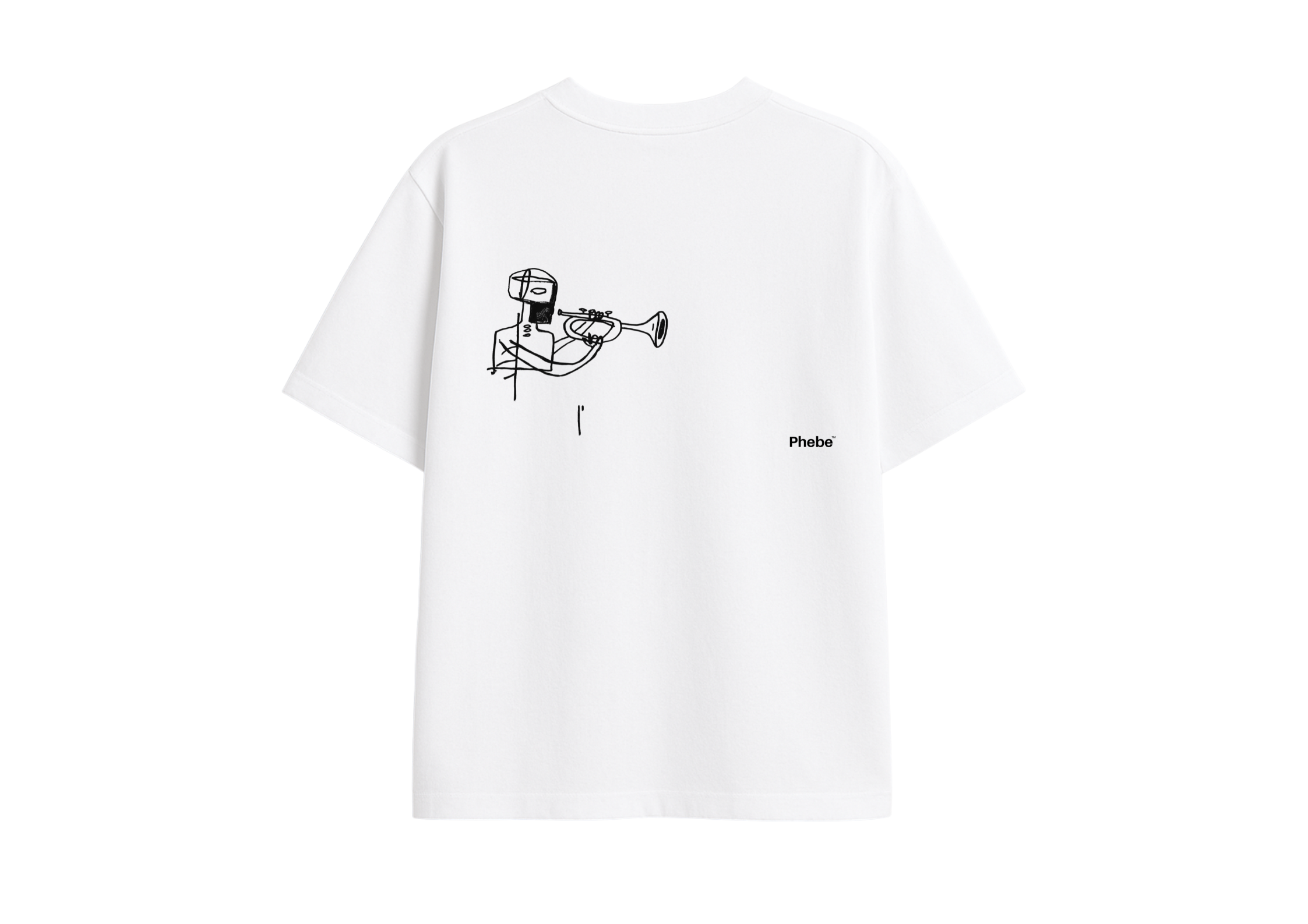 T-SHIRT OM QUINCY JONES WHITE BOXY
