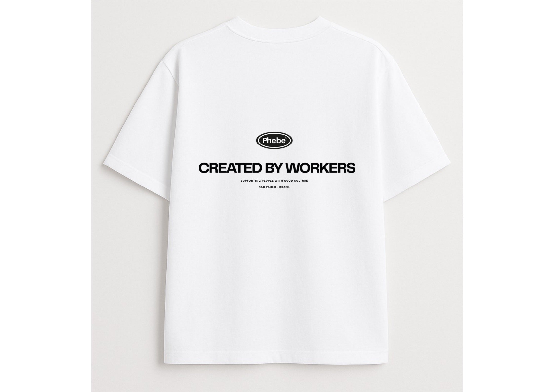 T-SHIRT CREATED BY WORKERS OG WHITE