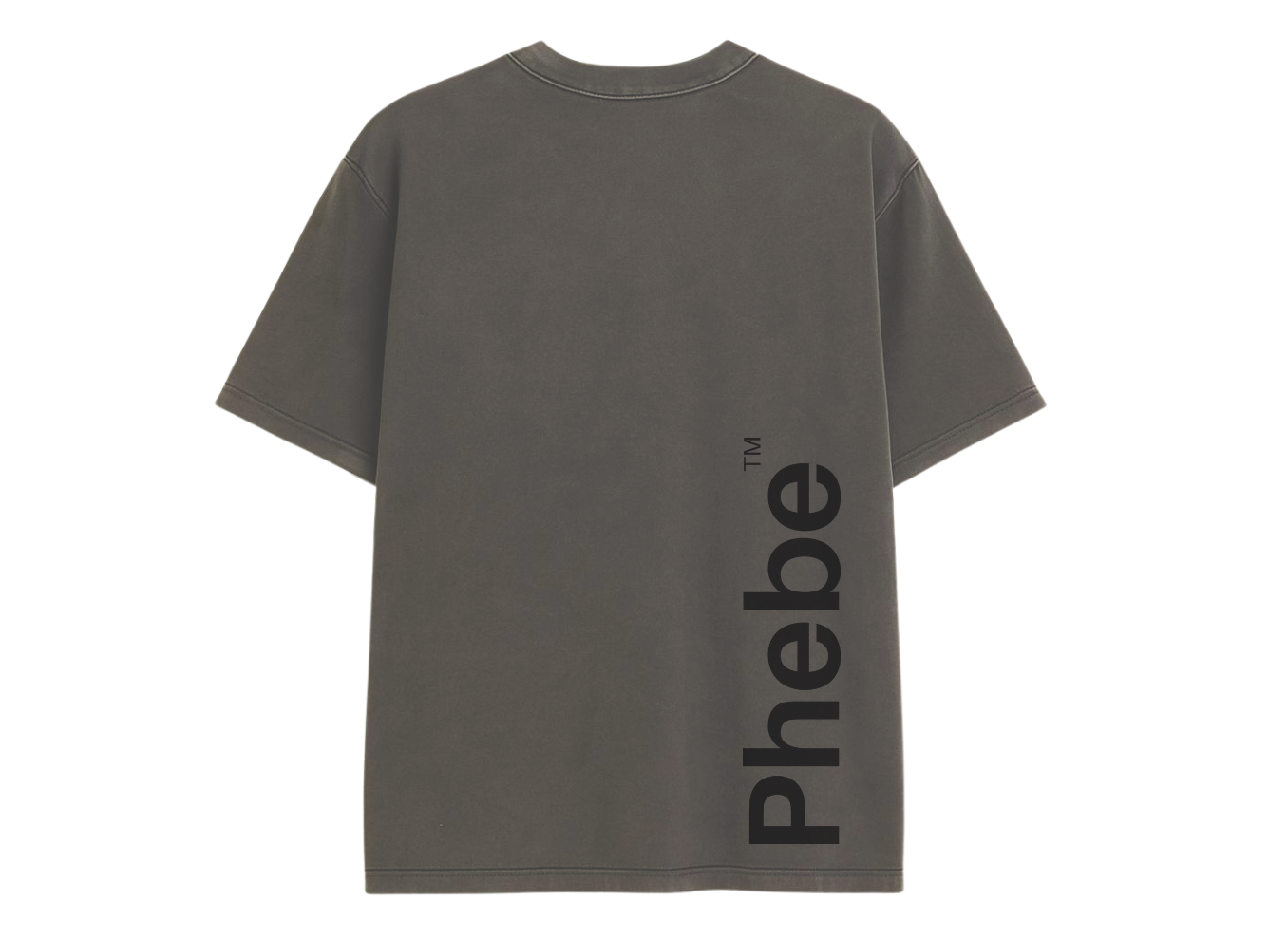 T-SHIRT MARINE STONED BLACK